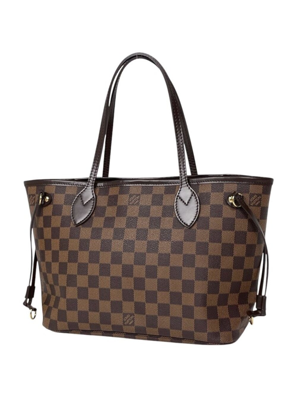 Louis Vuitton Neverfull PM Tote Bag Damier Brown